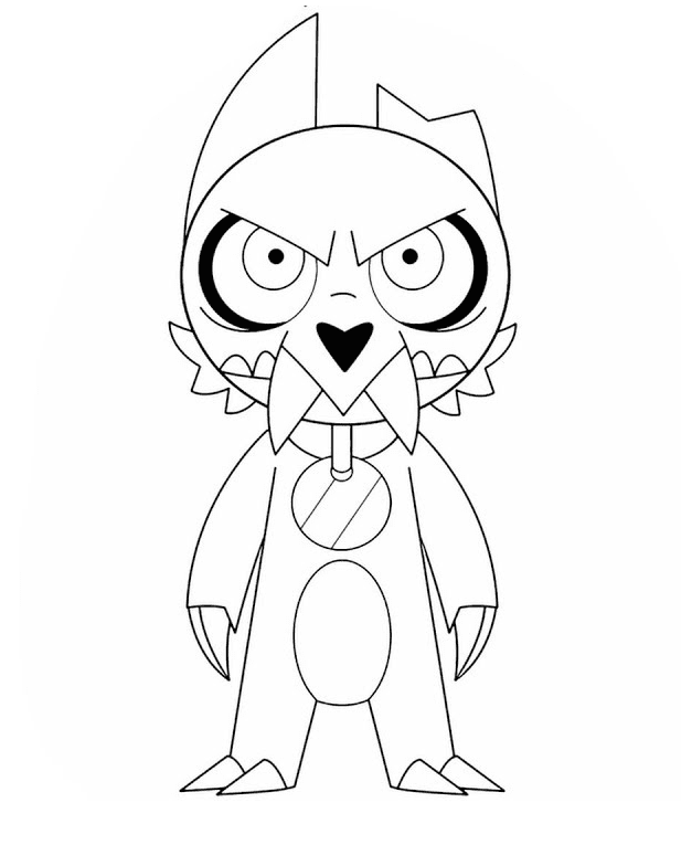 Angry King Coloring Page