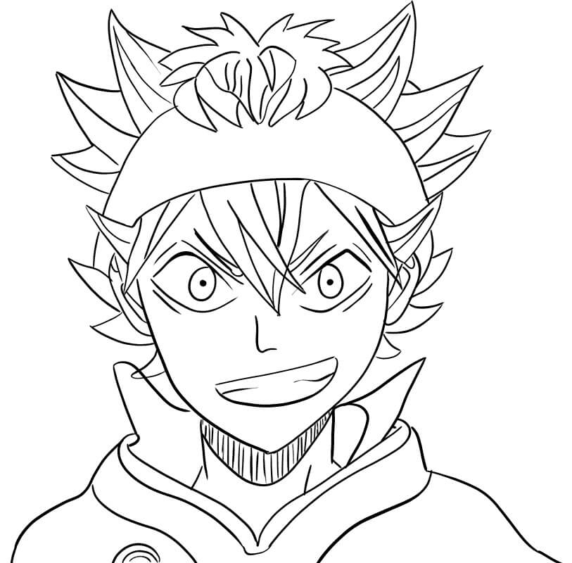 Asta Coloring Page