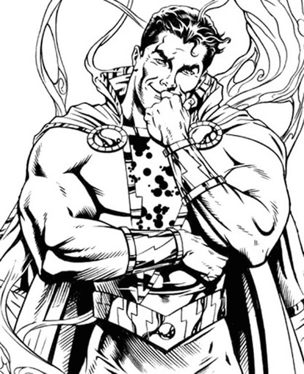 Awesome Shazam Coloring Pages