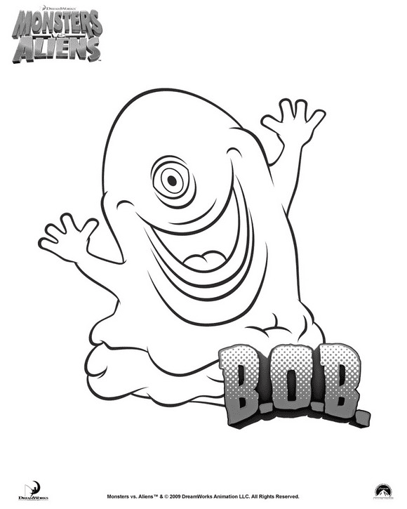 《怪物大战外星人》中的 BOB