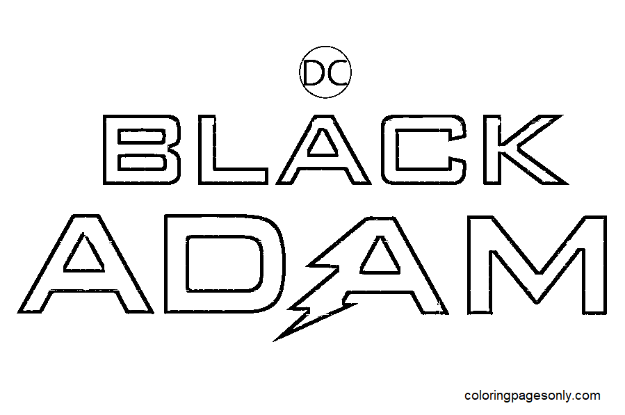 Logo Adam noir de Black Adam