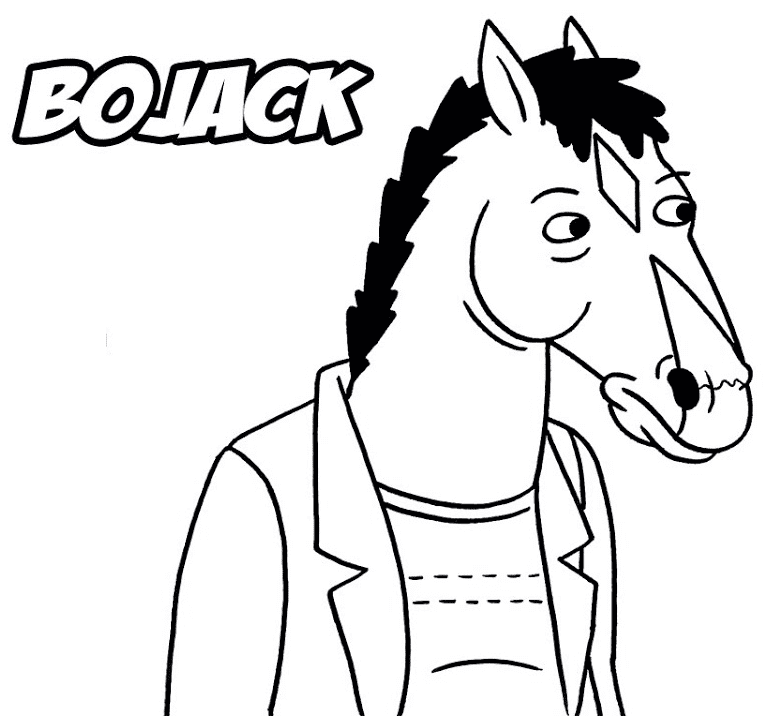 BoJack from Bojack Horseman