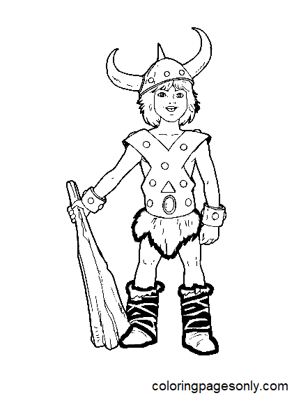 Bobby from Dungeons & Dragons Coloring Page
