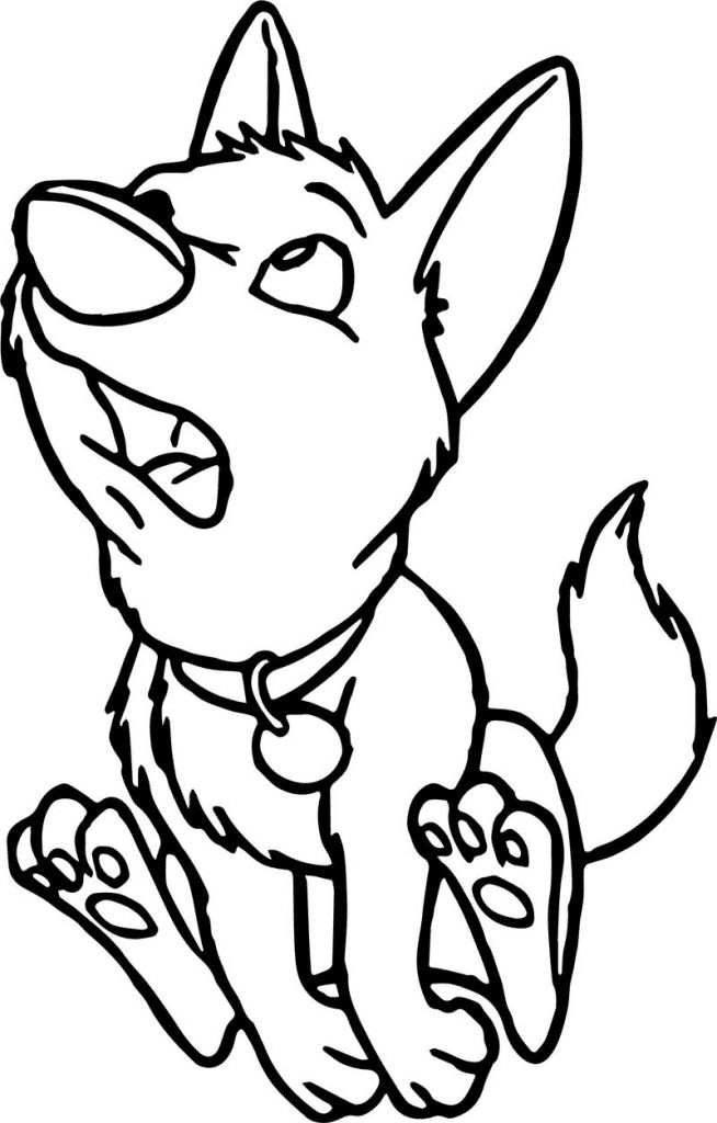 Bolt Jumping Coloring Page