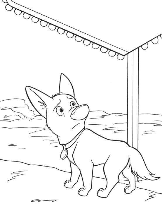 Bolt Look up Coloring Page - Free Printable Coloring Pages