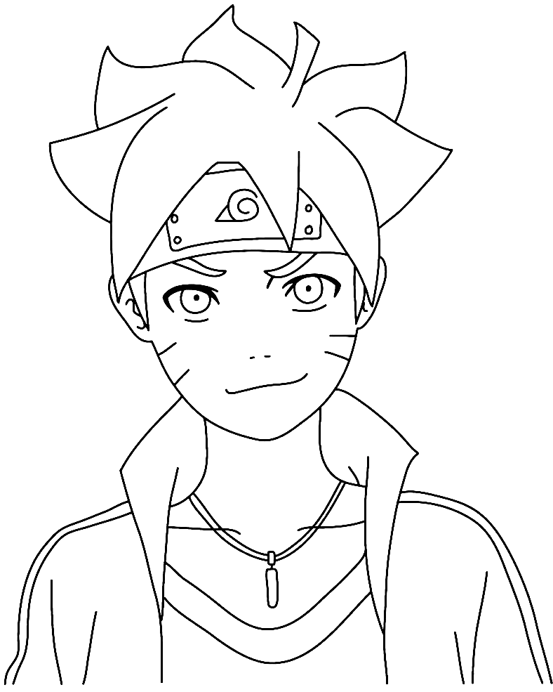 24 Free Printable Boruto Coloring Pages