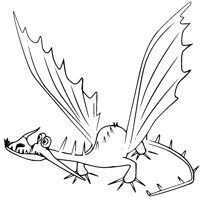 Changewing Dragon Coloring Pages