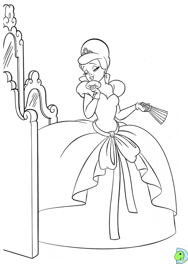 Disney Princess And The Frog Coloring Pages
