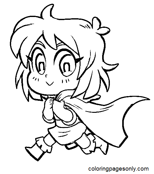 Chibi Sheila the Thief Coloring Page
