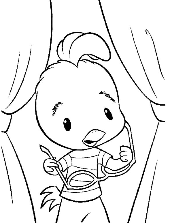 Chicken Little Free Coloring Page