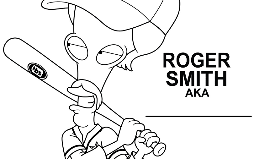 Cool Roger Smith Coloring Pages