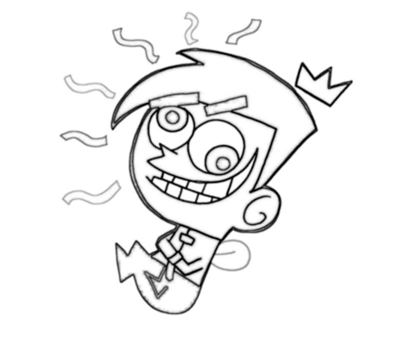 Cosmo - Fairly OddParents Coloring Pages