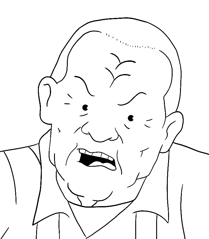 Cotton Hill from King of the Hill Coloring Pages