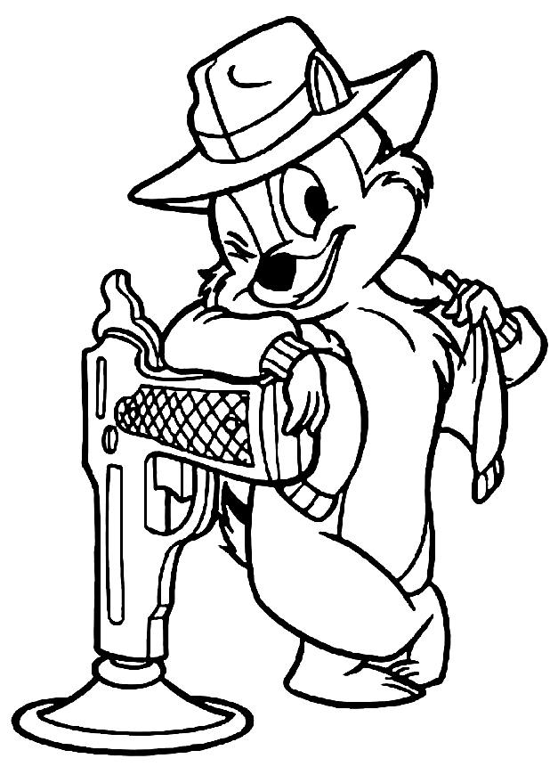 Cute Dale Coloring Pages