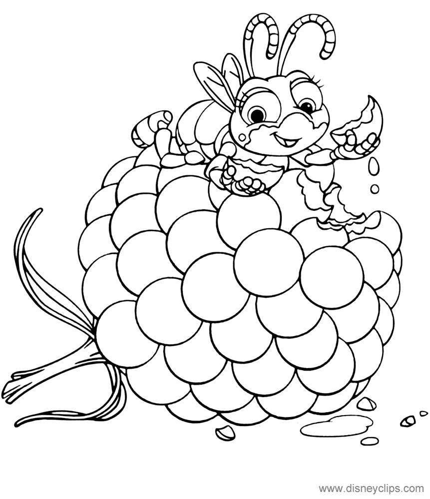 Dot Eating Coloring Page
