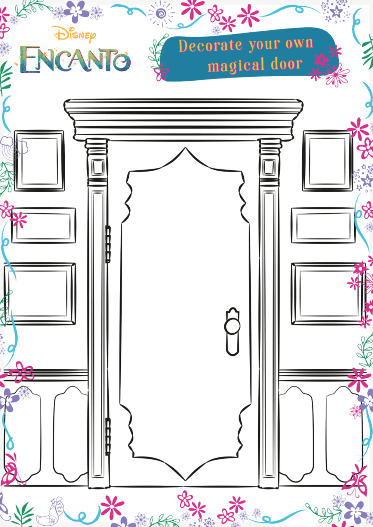 Волшебные двери Encanto для украшения от Encanto