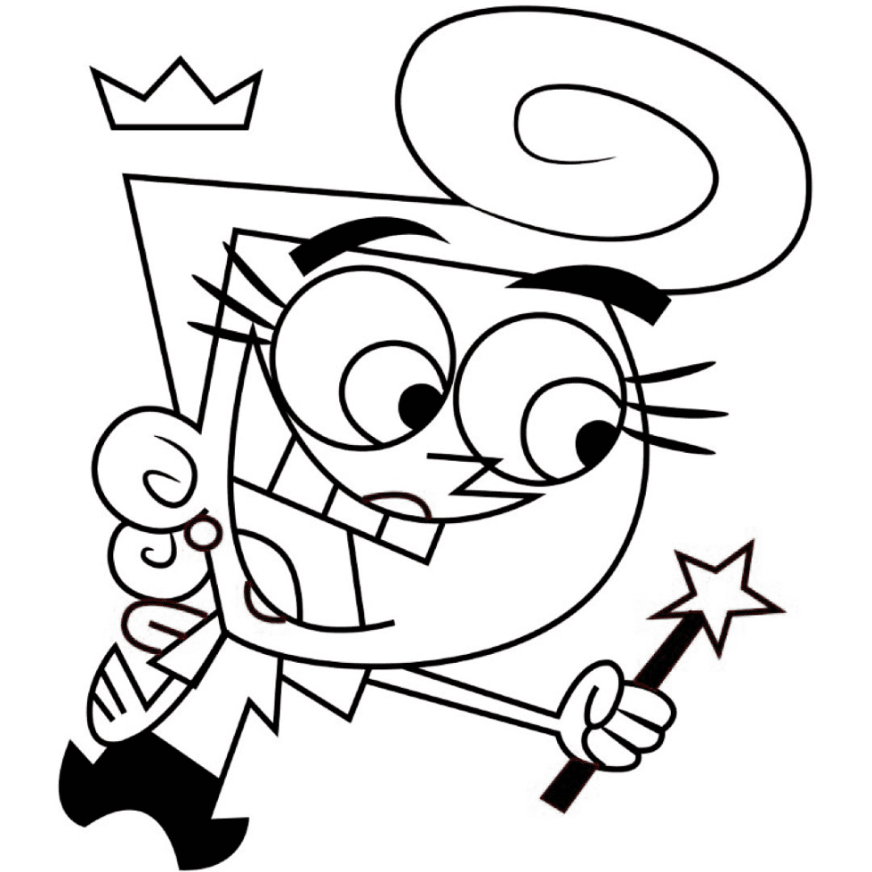 Fairly OddParents – Wanda Coloring Pages