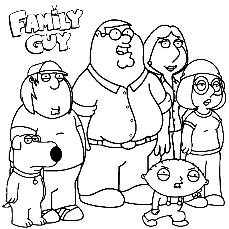 Family Guy imprimable gratuitement à partir de Family Guy