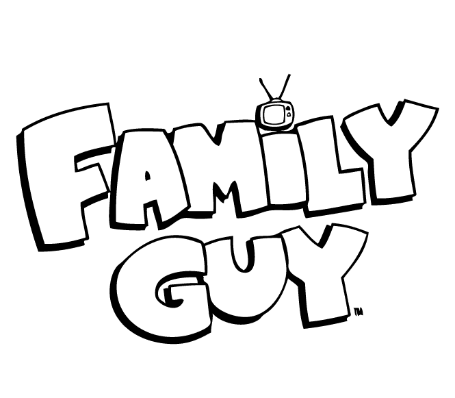 Family Guy Logo Coloring Page
