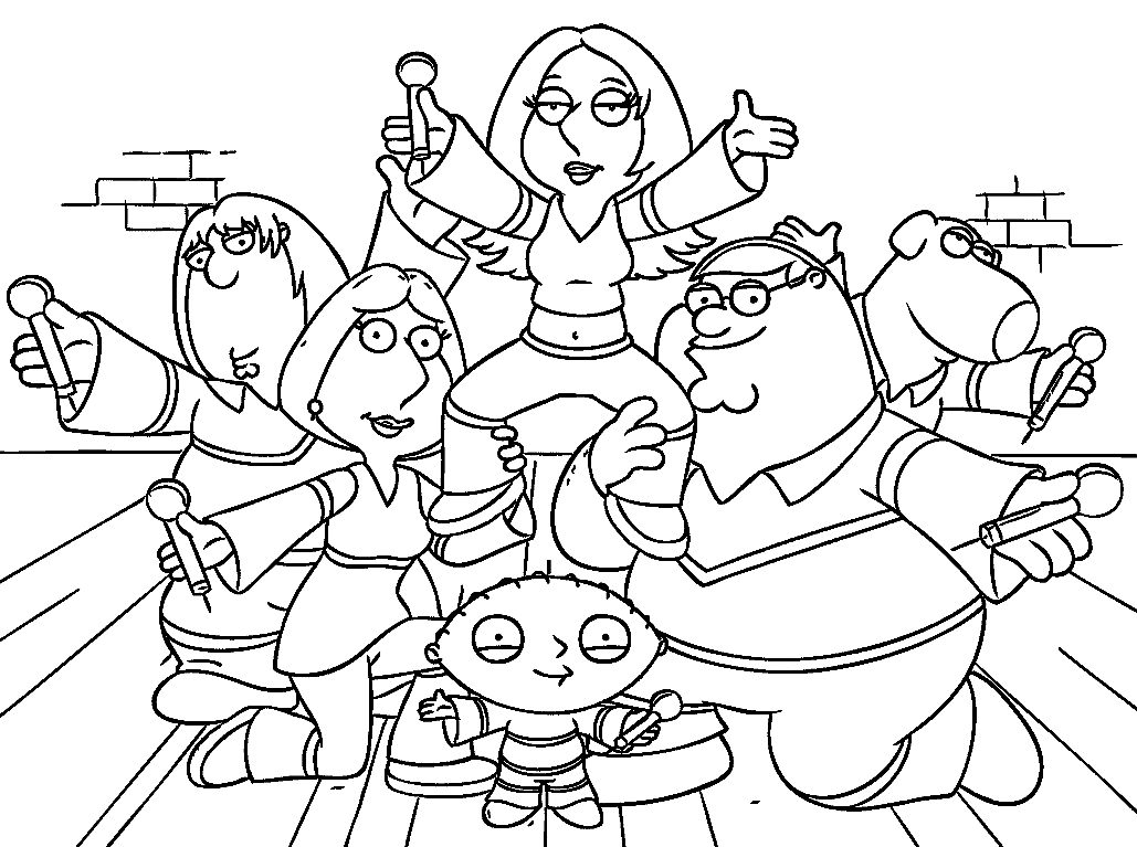 Family Guy Printable Coloring Pages