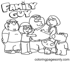 Coloriages de la famille Guy