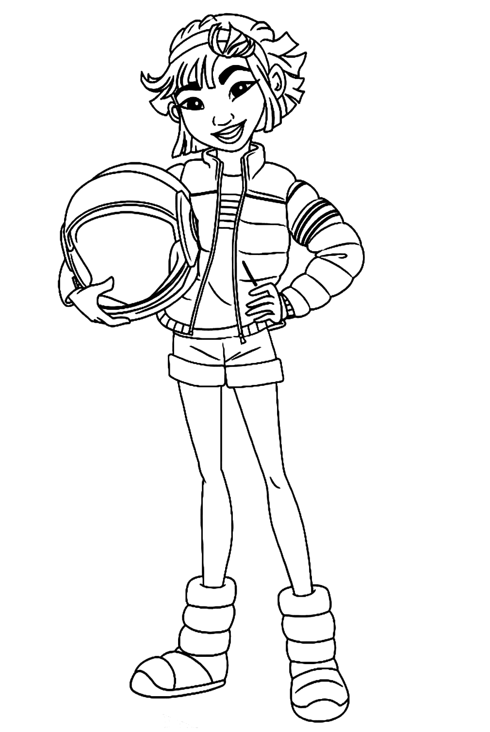 Fei Fei From Over the Moon Coloring Pages