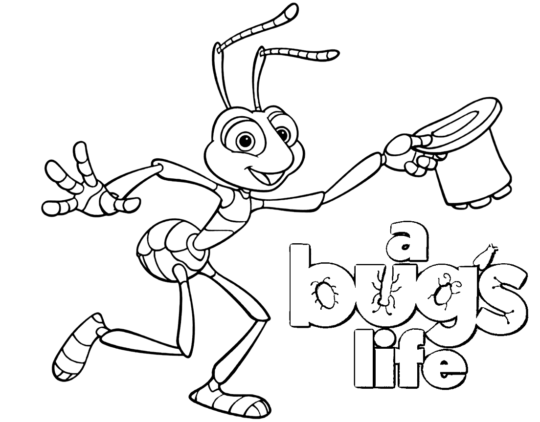 Flik at the Circus Coloring Pages