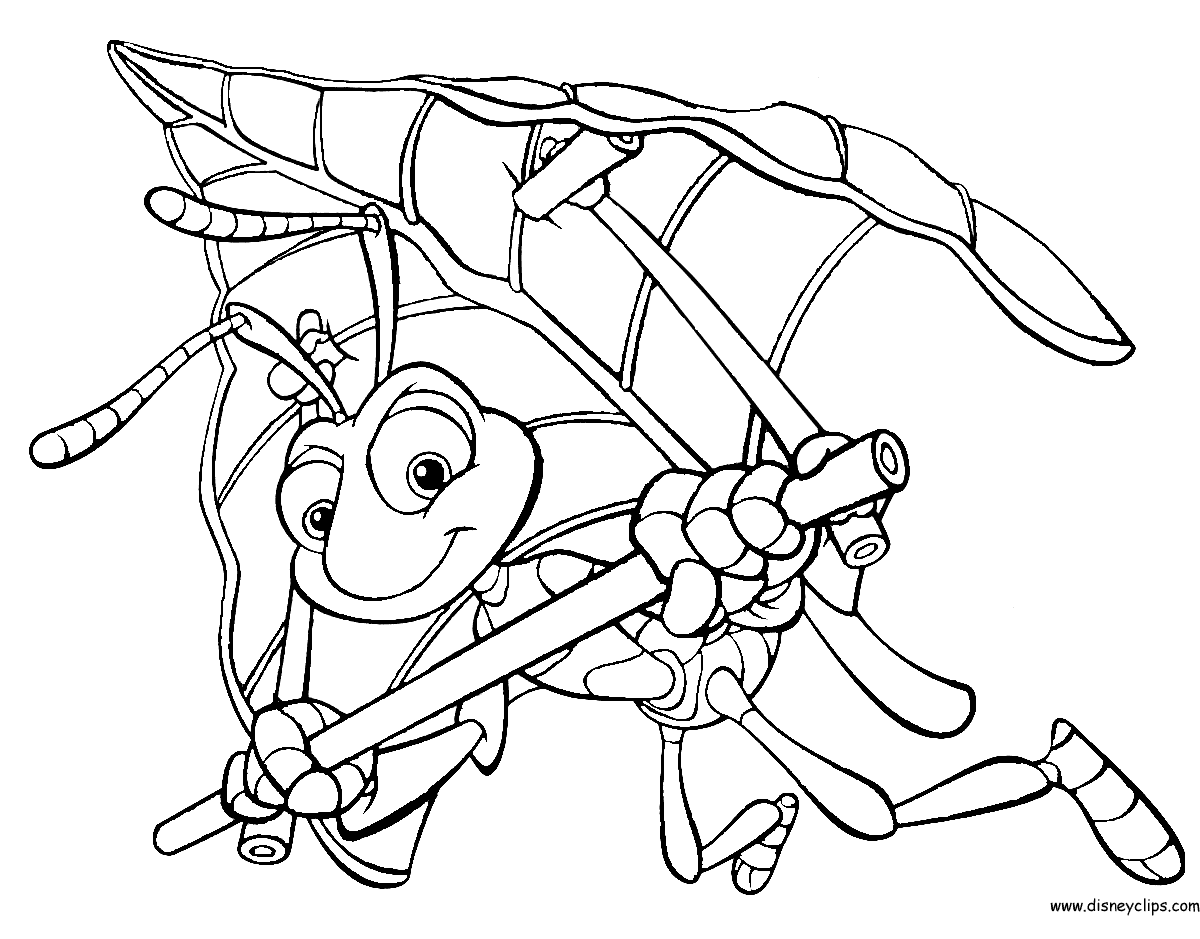 Flik vliegt uit het leven van A Bug