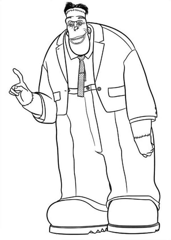 Frank - Hotel Transylvania Coloring Pages