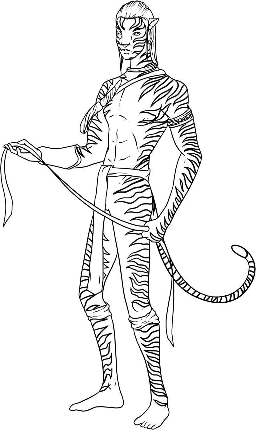 Free Avatar Movie Coloring Page