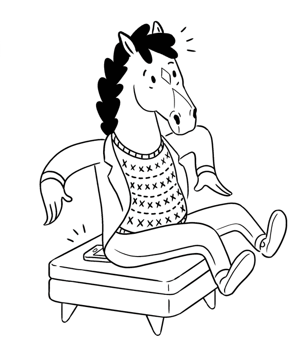 Free BoJack Horseman Sheets Coloring Page