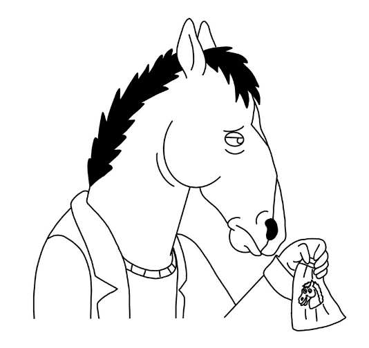 Free BoJack Horseman Coloring Page