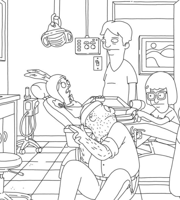 Free Printable Bob's Burgers Coloring Pages