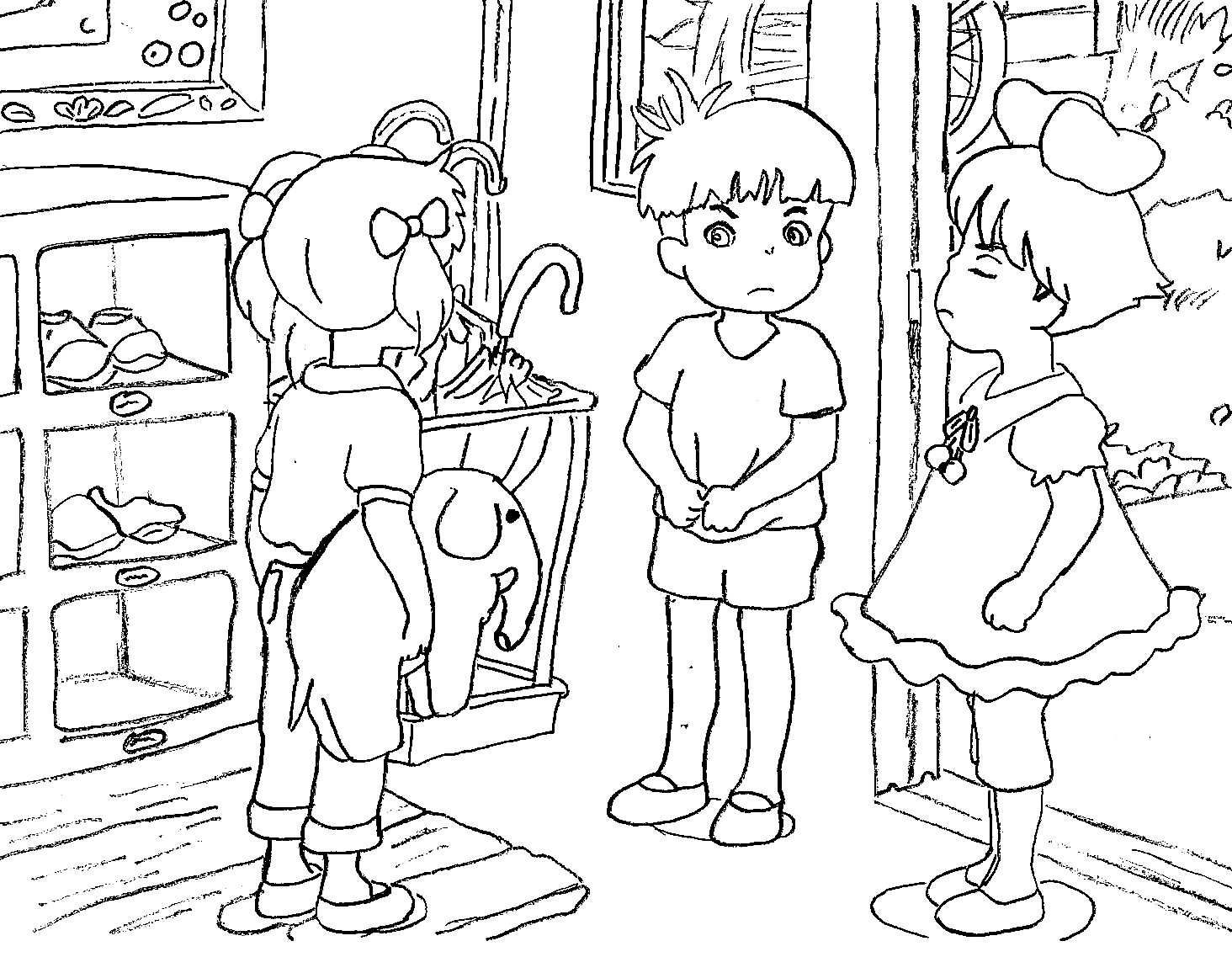 Free Printable Ponyo Coloring Pages
