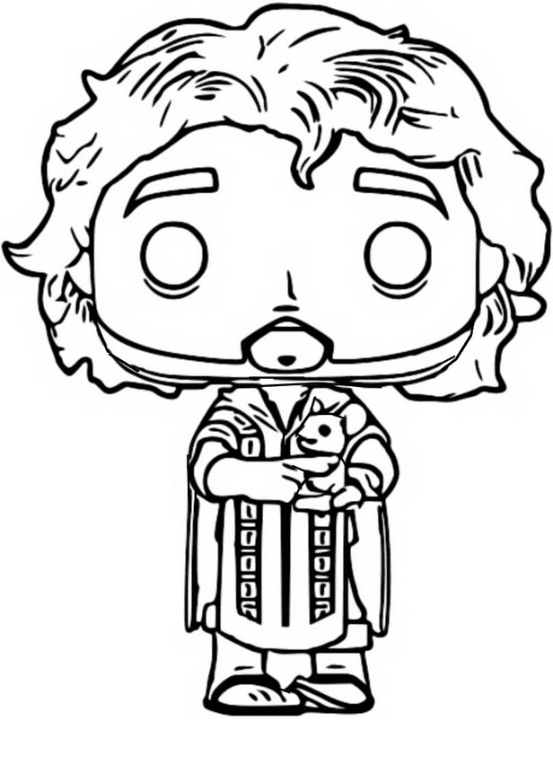Funko Pop Bruno Madrigal Coloring Pages