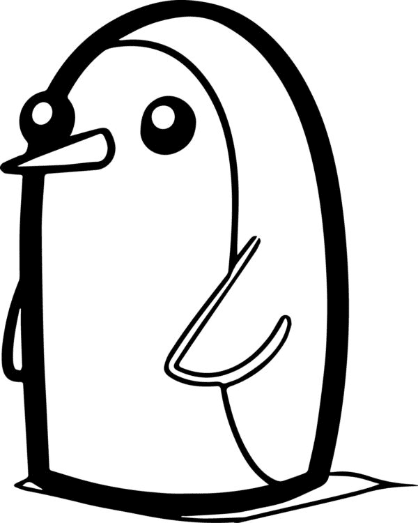 Gunter Penguin Coloring Pages