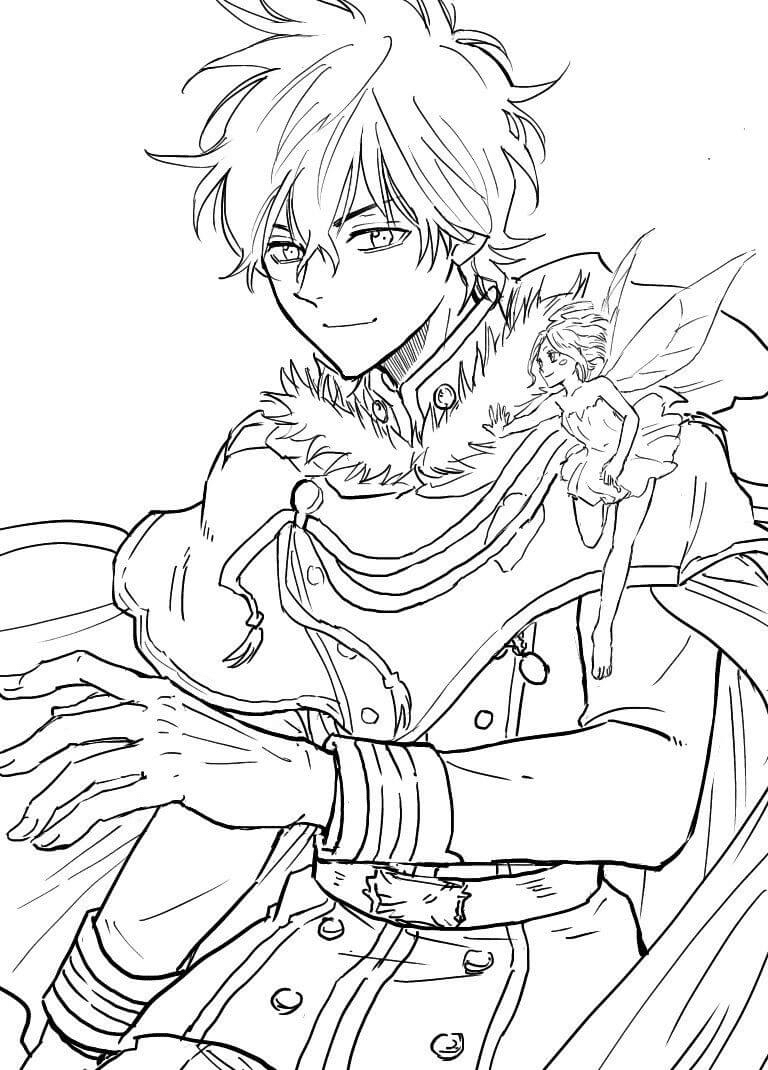 Handsome Yuno Coloring Pages