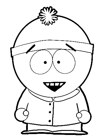 Gelukkige Stan Marsh uit South Park