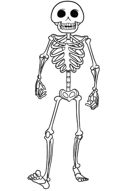 Hotel Transylvania - Skeleton Coloring Pages