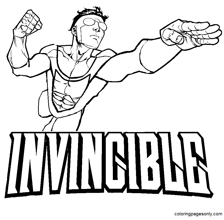 Invincible Free Printable from Invincible
