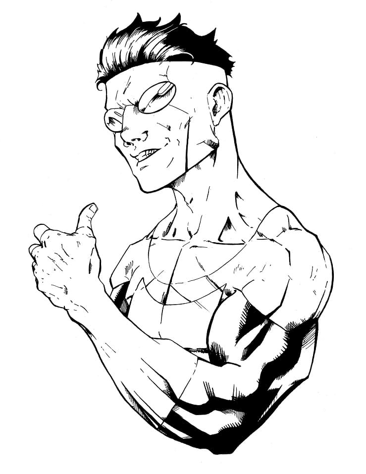 Invincible Coloring Page