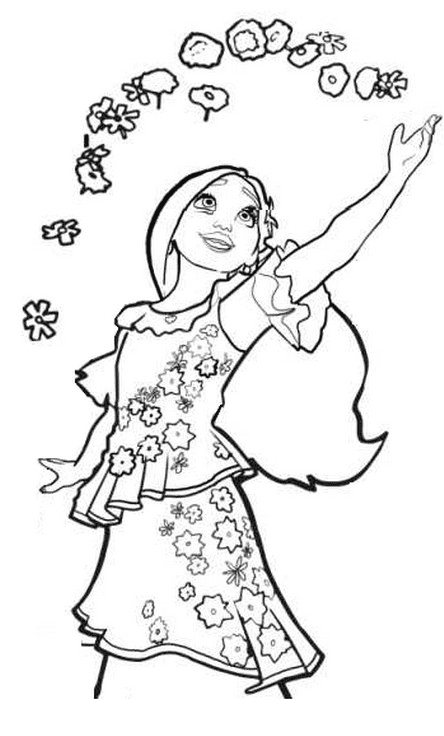 isabela coloring pages