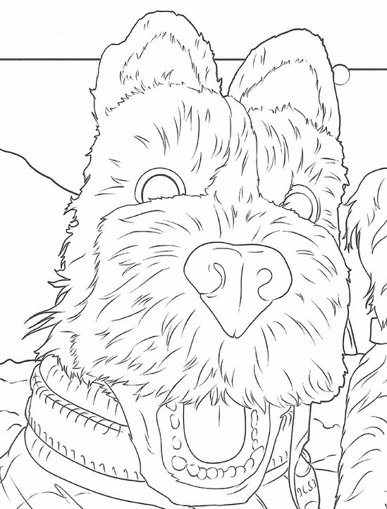 Isle of Dogs Picture Coloring Page