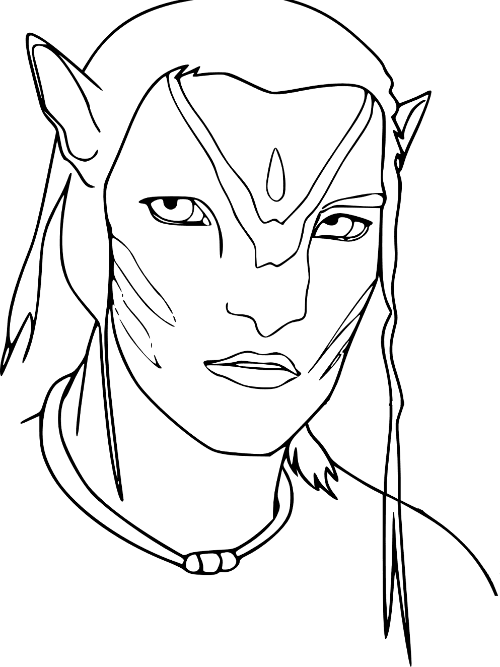 Avatar Movie Printable Coloring Page Free Printable Coloring Pages
