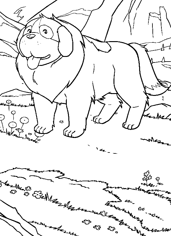 Josef from Heidi Coloring Pages