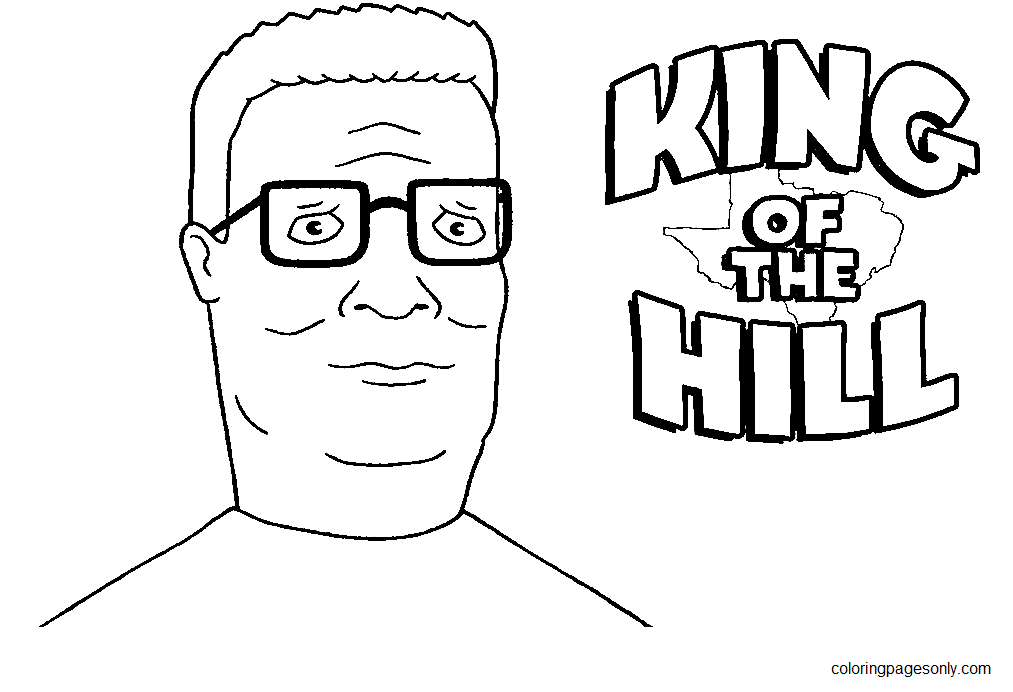 King of the Hill zum Ausdrucken von King of the Hill