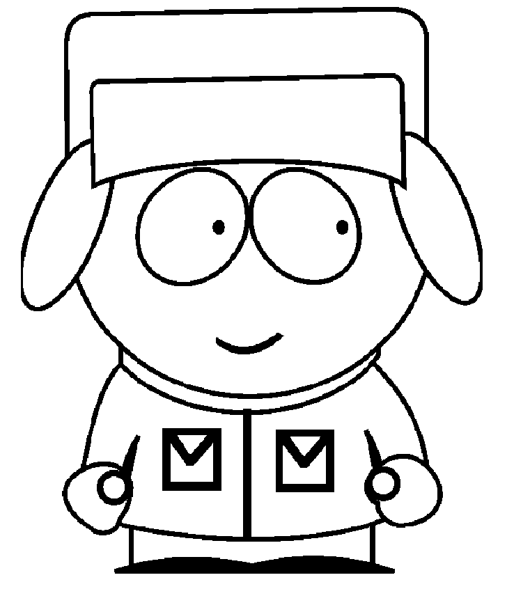 Kyle Broflovski from South Park Coloring Pages