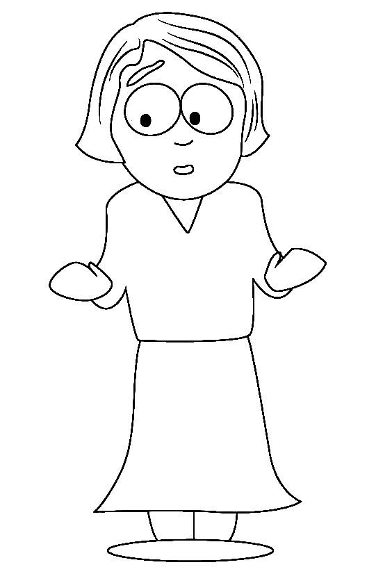 Linda Stotch from South Park Coloring Pages