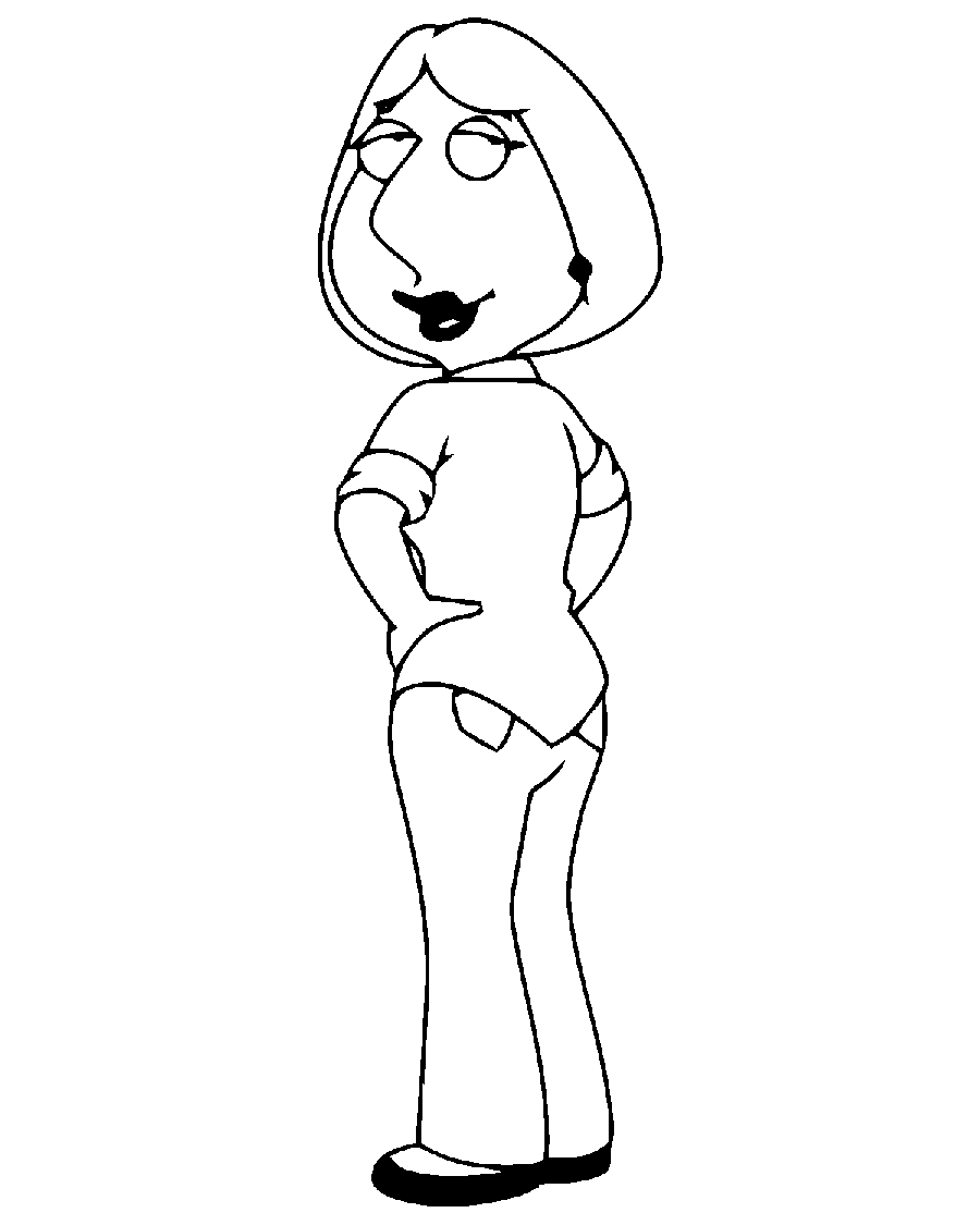Lois Griffin from Family Guy Coloring Page
