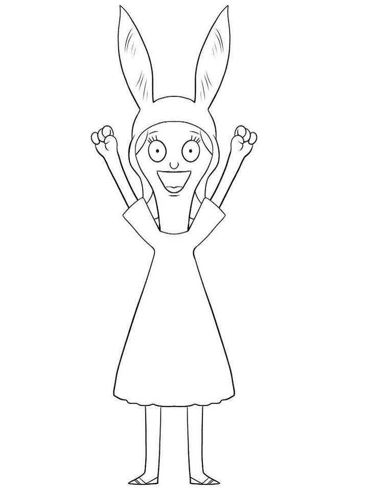 Louise Belcher Coloring Page